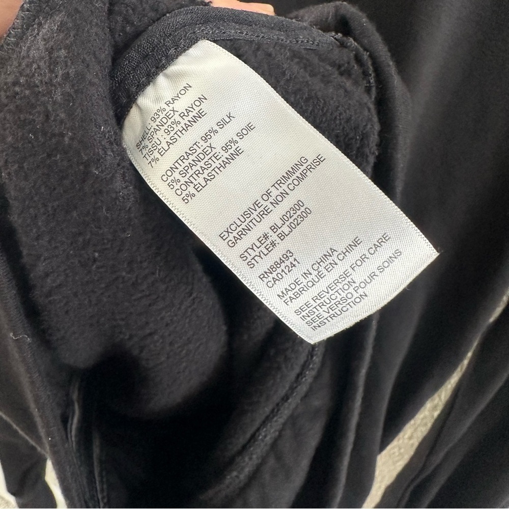 Carbon 38 Blanc Noir NWT Karuna Silk-Trim Track Jacket - Picture 9 of 9